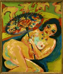 和傘の下の女の子