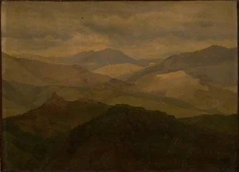 チビテッラの山の風景