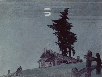 ホームステッド、1937（linocut）