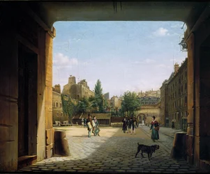 1825-62年のフランス中庭