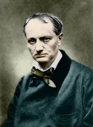 Charles Baudelaire (1821-1867), フランスの作家 Photo de Carjat.