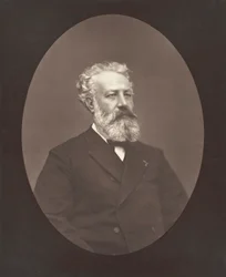 ジュール・ヴェルヌ、c。 1876年。