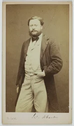 小説家、論争家エドモン・アブー（1828-1885）の肖像
