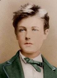 1871年17歳のアーサーランボーの肖像