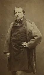 アドリアン・ロベールのペンネームで知られるシャルル・バセット（1822-1869）の肖像。