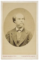 詩人ポール・ヴェルレーヌ1844-1896の肖像c。 1870