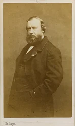 画家コンスタン・トロイヨンの肖像 1810-1865年 1860年代前半