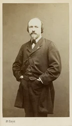 作曲家ヴィクトル・マッセの肖像 1822-1884年 1865年頃