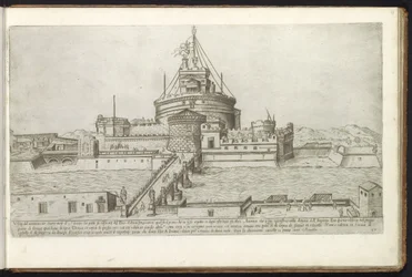 ローマのサンタンジェロ城と天使の橋 古代の建物 (シリーズのタイトル) I vestigi dell