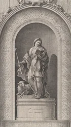 パリのファウンドリングのチャペル: Sainte Geneviève des Ardents, 1757., 1757.