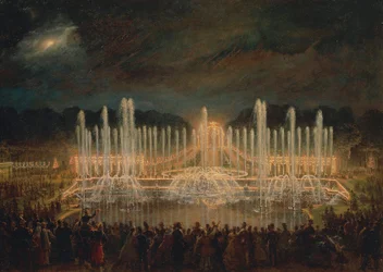 フランス、ベルサイユ、ベルサイユの夜想曲（Les grandes eaux a Versailles