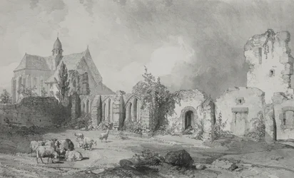 古代フランスの絵のようにロマンチックな旅。ブルターニュ：レレック修道院。