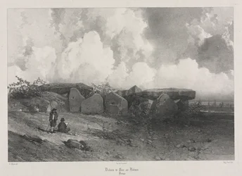 古代フランスの絵のようにロマンチックな旅：ブルターニュ、c。 1845。