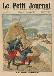 1914年11月8日、「Le Petit Journal」のサプリメントイラスト「グッドショット」の表紙イラスト