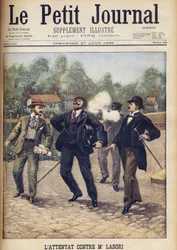 1899年8月、レンヌの第二次軍事法廷でアルフレッド・ドレフュスを弁護した弁護士の一人、フェルナン・ラボリに対する暗殺未遂事件 "Le Petit Journal