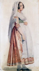 若いイタリア人、c1825-1865