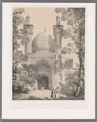 イスファハーンのチャハルバーグ学校 Mosquee-Sultan-Hussein Ispahan (オブジェクトのタイトル) ペルシャの風景（シリーズタイトル） ペルセ・モダン（シリーズタイトル）