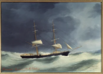 ブリックハーモニー。 Eugene Margueritte-Grandin dit Eugene Grandin（1833-1916）による絵画