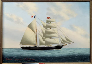 ブリッグバイオレット。 Eugene Margueritte-Grandin dit Eugene Grandin（1833-1916）による絵画