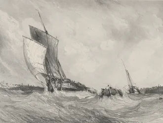 港への帰還、1833年。