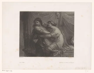 ヨセフとポティファルの妻 Joseph et Putiphar (オブジェクトのタイトル) 古代と現代のアーティスト（シリーズタイトル） Les artistes anciens et moderns (シリーズタイトル)