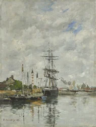 ボート盆地、ドーヴィル、1887