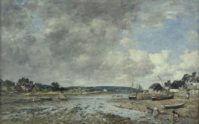 洗濯婦のいる風景、1873