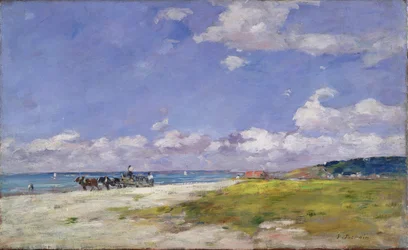 トゥルーヴィルの浜辺、1887-96年頃