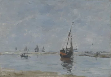 干潮時のトルヴィル、c.1888-95