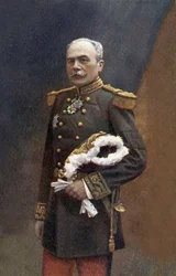 フェルナン・ド・ラングル・ド・カリー（1849-1927）第一次世界大戦中のフランス軍将校（ヴェルダン）、写真：Eugene Pirou