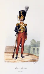 Cent-Suisses、1814-17