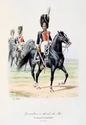 グレナディエ、シュヴァルデュロワ中尉、1814年〜15年