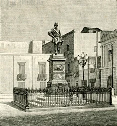 Monument to Vittorio Emanuele II (1820-1878), by Eugenio Maccagnani (1852-1930), Lecce, Apulia, Italy   1462158   ja       japanese Successfully Translated  Original: In front of a mosque in Tunis Translat: In front of a mosque in Tunis 1456478 ja japanese