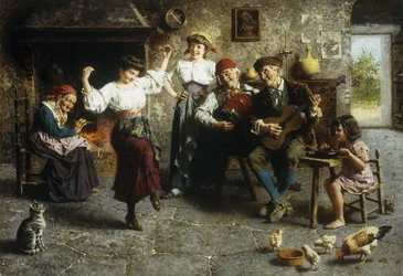 ファインステップ（キャンバスに油彩）