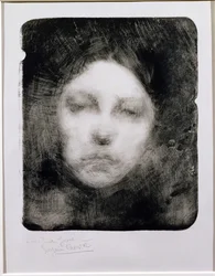 若い女の子の頭、1890