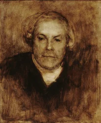 Edmond de Goncourt 1822-1896の肖像、c。 1880年。