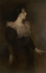ポーリン・メナード・ドリアンの肖像 1870-1941年、c。 1890年。