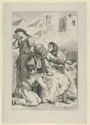 Goetz Von Berlichingenの死、1845年、1845年。