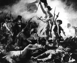 民衆を導く自由の女神、1830年7月28日