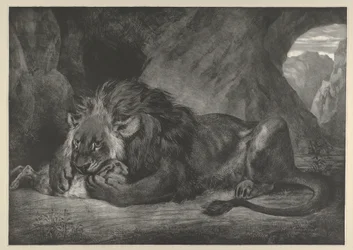 アトラス山脈のライオン, 1829-30., 1829-30.