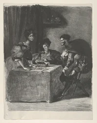 メフィストフェレス、ファウスト、1825-27., 1825-27.
