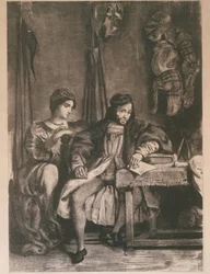 ゲーテの「ゲッツ」ゲッツ・フォン・ベルリヒンゲンの回顧録の場面、1836-63., 1836-63.