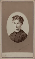 Jane Dieulafoy 1851-1916の肖像、c。 1880年。