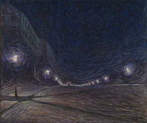 夜のホルンスガータン、1902