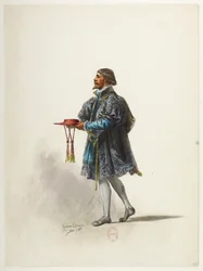 Btv1b84558104 34 - Saint-Saëns - Henry VIII - Maquettes de costumes - Lacoste - 34.衣装