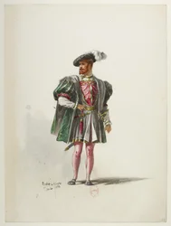 Btv1b84558104 54 - Saint-Saëns - Henry VIII - Maquettes de costumes - Lacoste - 54.衣装