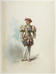 Btv1b84558104 57 - Saint-Saëns - Henry VIII - Maquettes de costumes - Lacoste - 57.衣装