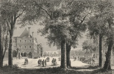 マリー・ド・メディシスの時代のルクセンブルク（エングレービング