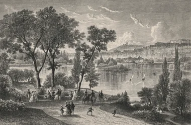 リヨンのテートドール公園（彫刻作品