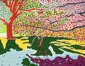 初秋、プロスペクト公園（デジタルアート）